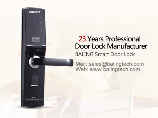Intelligent digital touch screen door lock for residential o